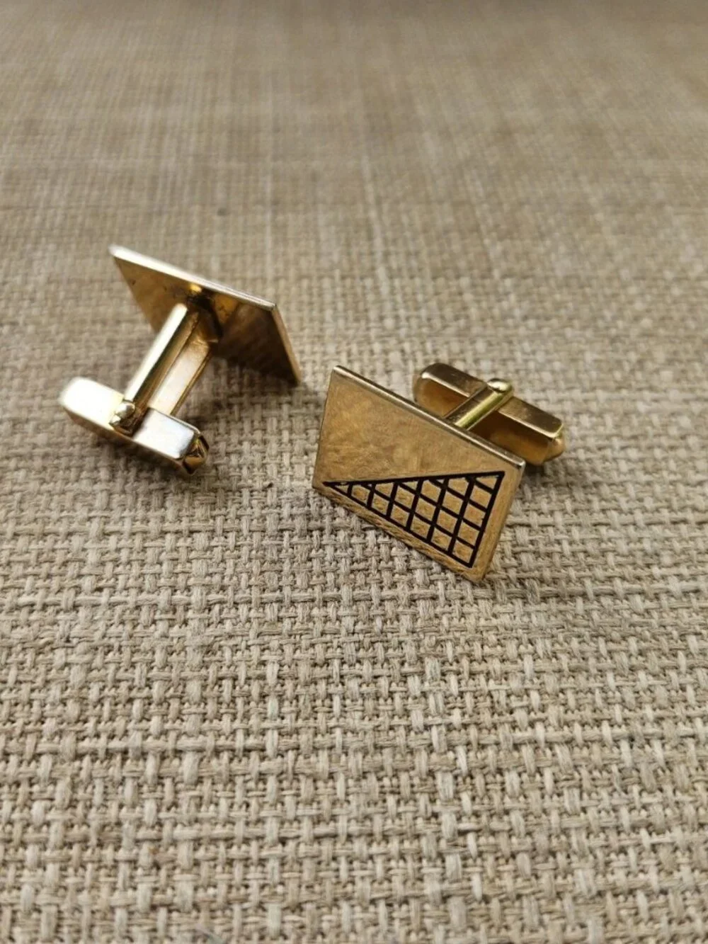 Vintage Swank Men Cuff Links Gold Tone Shirt Cuff Stud Cufflinks Fashion Jewelry